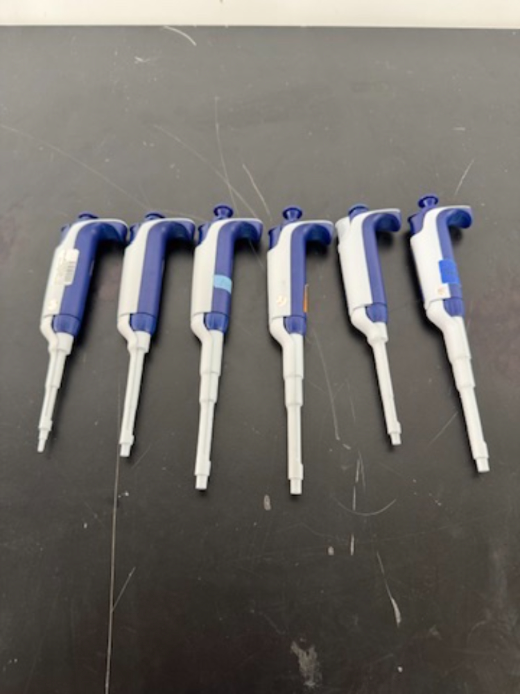 Image of Rainin Pipet-Lite XLS Single Channel Pipettes - Quantity 6